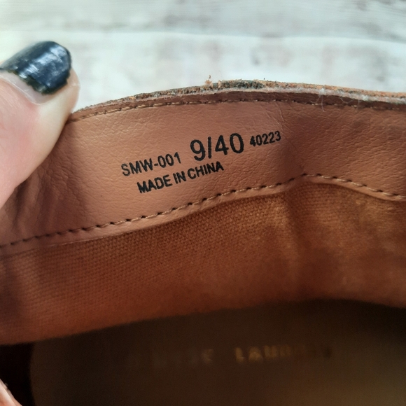 Chinese Laundry Cognac Ankle Buckle Boots Size 9 - Picture 12 of 14